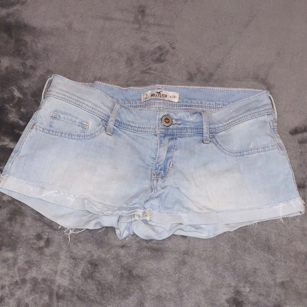 Light Wash Hollister Short-shorts